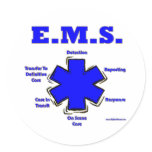 Star Of Life Meaning EMT Paramedic stickers