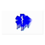 Star Of Life Melting Business Card Templates