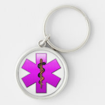 Star Of Life(pink) Key Chains