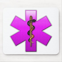 Star Of Life(pink) Mousepads