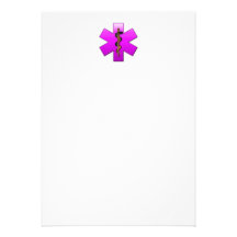 Star Of Life(pink) Personalized Announcement