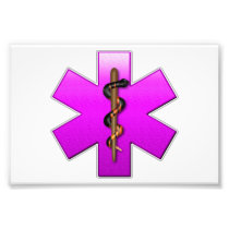 Star Of Life(pink) Photo Print