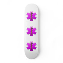 Star Of Life(pink) Skate Board