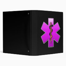 Star Of Life(pink) Vinyl Binders