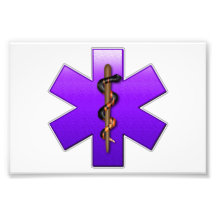 Star Of Life(Violet) Photograph