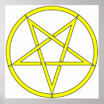 Star Pentagram Five 5 Pointed Symbol Classic Comic