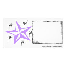 Star power customized photo card