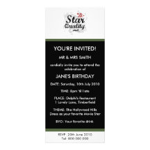 Star Quality Personalized Invitation