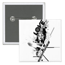 Star Sapphire Graphic 9 Pinback Button