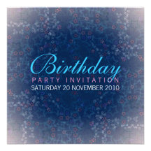 Star Shower Birthday Invitation
