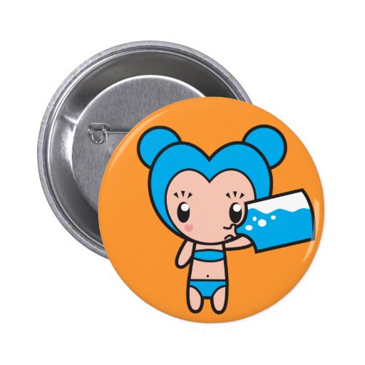 Star Sign Character - Aquarius Pin