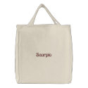 STAR SIGNS - SCORPIO embroidered bags