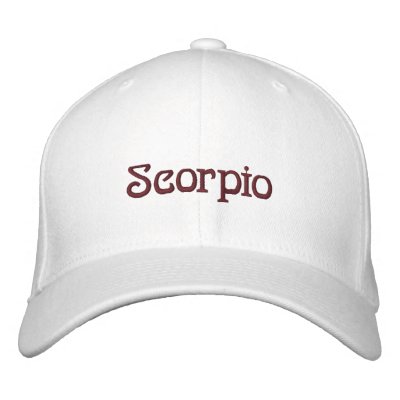 STAR SIGNS - SCORPIO BASEBALL CAP by thewildside