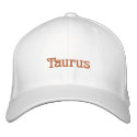 STAR SIGNS - TAURUS embroidered hats