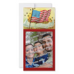 Star Spangled Banner American Flag Photo Card photo cards