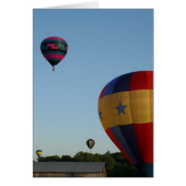 Star spangled flying machines, xlta greeting card