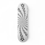 Star Spiral: Black Stars: Skateboard