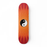 Star Sunburst Yin Yang Skateboard