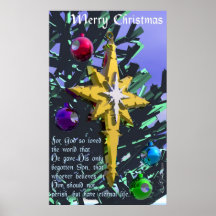 Star Tree Print