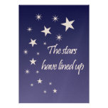 Star Wedding Invitation
