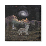 Star Wolf Magnet