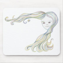 Star Woman Mouse Pads