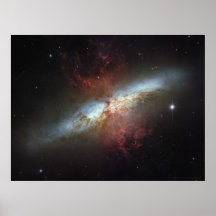Starburst Galaxy M82 24x18 (33x25) Poster