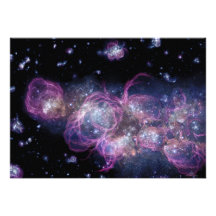 Starburst Stellar Fireworks Finale Outer Space Custom Announcement