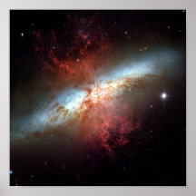 Starbust Galaxy m82 Posters