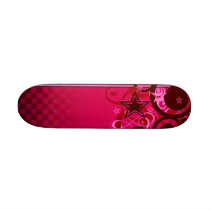Star'd Chequered'd Skateboard