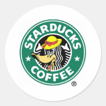 Starducks Round Stickers