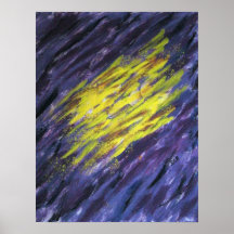 Stardust in Purple Storm Poster