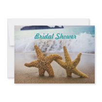 Starfish Couple Bridal Shower Invitation