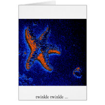 starfish greeting cards