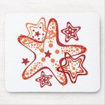 Starfish ornament mousepads
