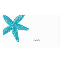 Starfish Place Card Business Cards