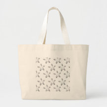 Starfish Stamp Canvas Bags