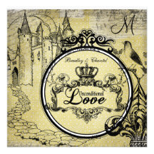 Starflowers Unconditional Love Wedding Invite
