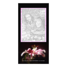 stargazer lilies #15 photo card