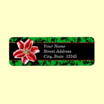 Stargazer Lily labels