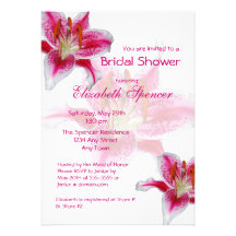 Stargazer Silhouette Bridal Shower Invitation