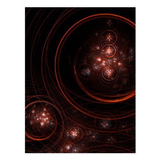 Starlight Abstract Art Postcard