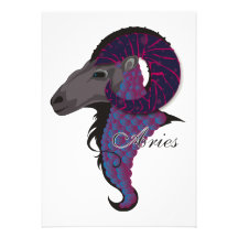 Starlight Aries Invitations