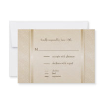 Starlight Golden Flare Monogrammed Elegant RSVP Custom Announcements