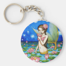 Starlight Lily Mermaid Keychain