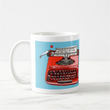 Starlight Starfire Typewriter Coffee Mug