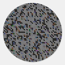 Starmap 3 round sticker