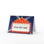 Starred Movie Marquee Customizable Card