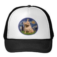 "Starry" in Starry Night (round) - custom design Hats