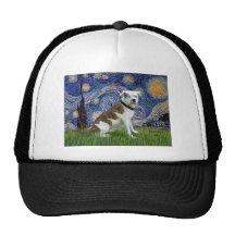 Starry Night - American Blue Blood Bulldog Trucker Hat